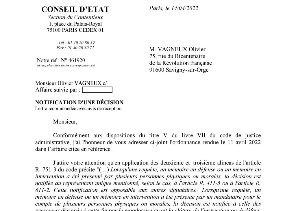 Enregistrement des débats des commissions municipales : le président de la section du contentieux du Conseil d&rsquo;État me refuse l&rsquo;aide juridictionnelle pour statuer en&nbsp;référé