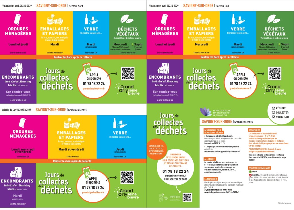 Savigny-sur-Orge : sur les nouveaux jours de collecte des ordures&nbsp;ménagères
