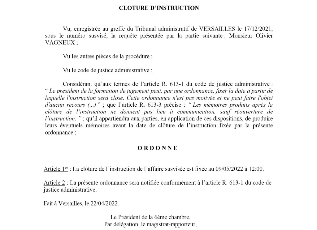 Protestation électorale contre la municipale partielle 2021 à Savigny-sur-Orge : aucun élu n&rsquo;a défendu son élection&nbsp;!