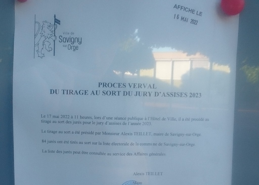 À Savigny-sur-Orge, on affiche les « procès-vervaux » avant la date des évènements dont ils rendent compte&nbsp;!
