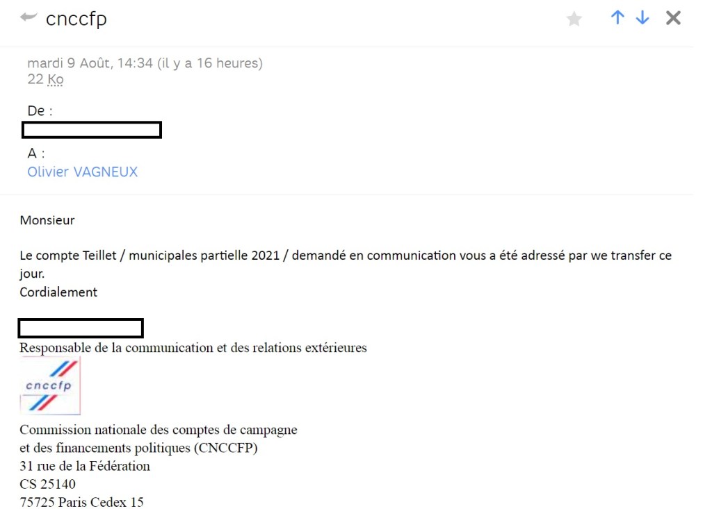 Les sept erreurs du compte de campagne d&rsquo;Alexis TEILLET à l&rsquo;élection municipale&nbsp;2021