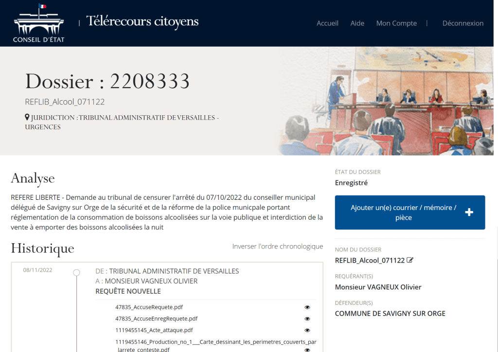 André MÜLLER, conseiller municipal délégué à la sécurité de Savigny-sur-Orge, veut empêcher les chrétiens de célébrer la messe ! J&rsquo;ai déposé un&nbsp;référé-liberté.