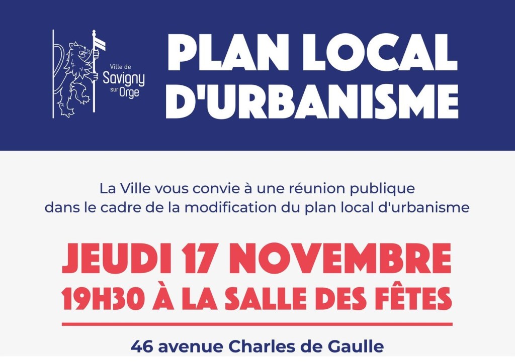 Que pourra-t-il sortir de la réunion du 17 novembre 2022 sur la troisième modification du Plan local d&rsquo;urbanisme de Savigny-sur-Orge ?