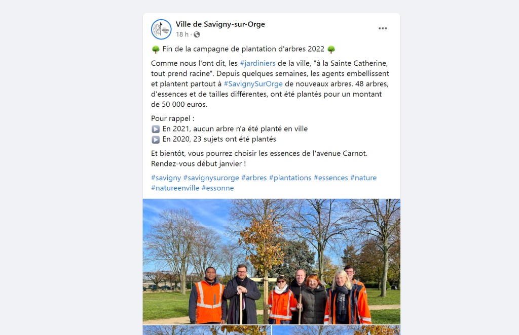 Alexis TEILLET, le bucheron de Carnot, a planté 48 arbres pour 50 000 euros. A-t-il aussi fait travailler les agents le dimanche&nbsp;?