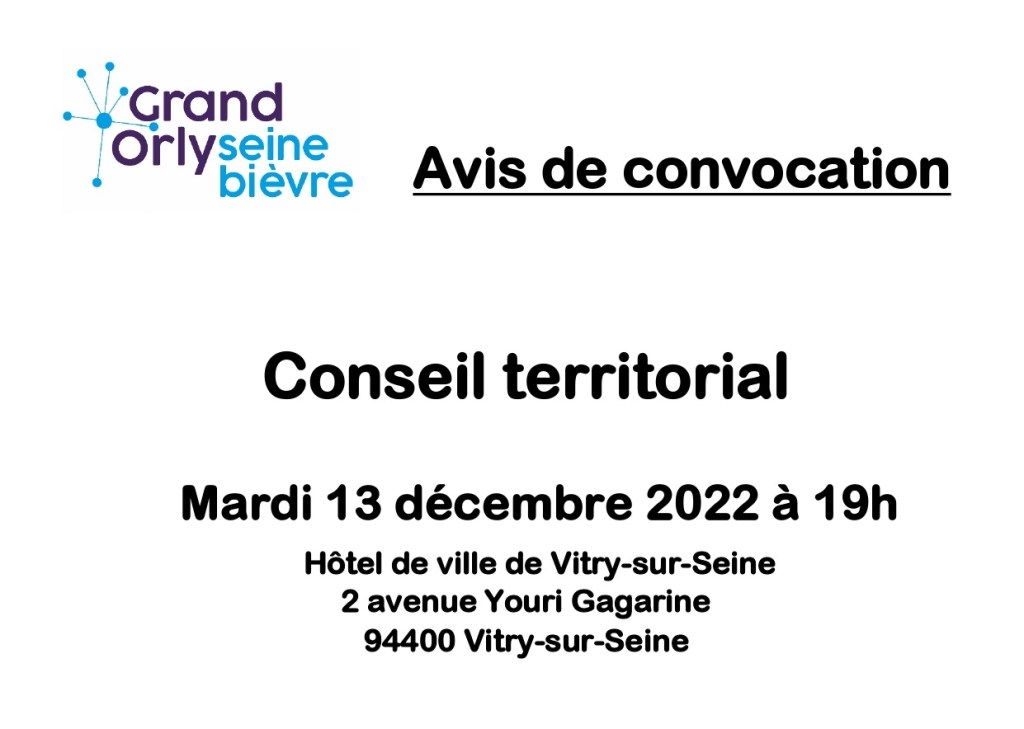 Alexis TEILLET sèche encore le conseil territorial du Grand-Orly Seine Bièvre… (Ou alors il possède le don d&rsquo;ubiquité ?)