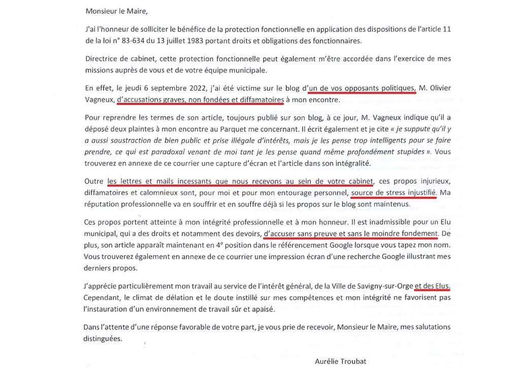 Il faut sauver le soldat Aurélie TROUBAT&nbsp;!