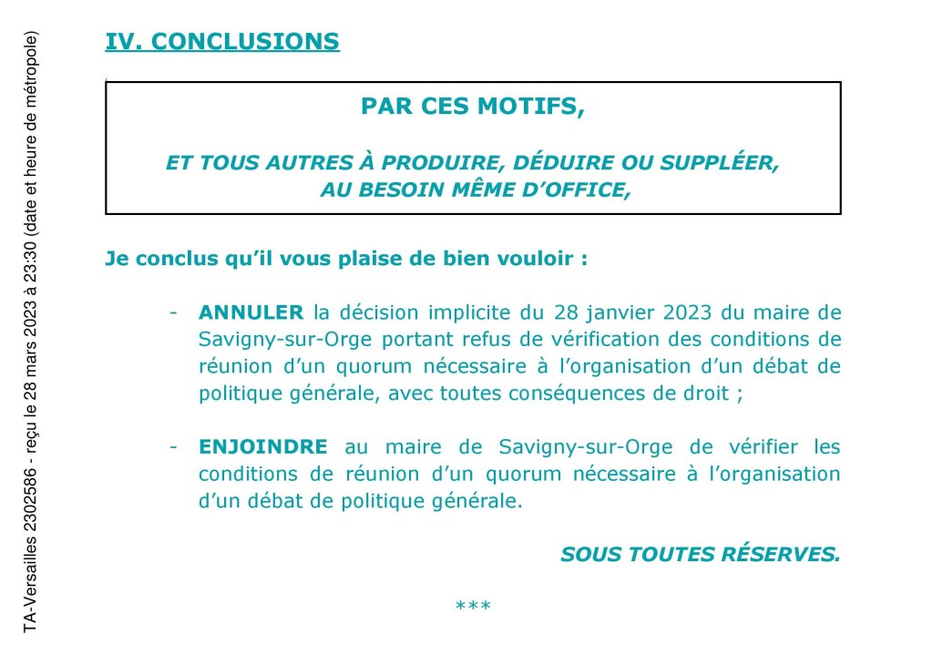 Droit : un maire peut-il refuser de vérifier les conditions du quorum nécessaire à l&rsquo;organisation d&rsquo;un débat de politique générale&nbsp;?