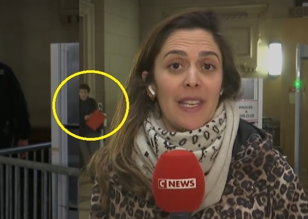 MDDDR ! Mé c ki ce BG en direct à la télévision sur CNEWS ??? (Les petits videobombing d&rsquo;Olivier&nbsp;VAGNEUX)