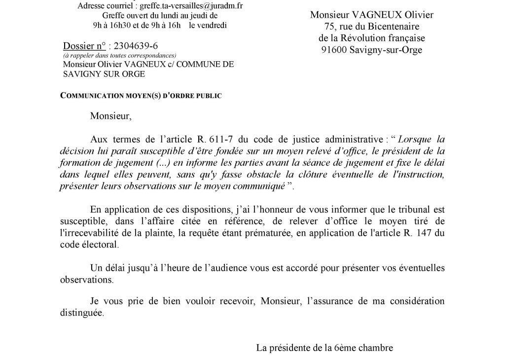 Droit : le tableau des électeurs sénatoriaux visé à l&rsquo;article R. 147 du code électoral est celui de l&rsquo;arrêté préfectoral (et non pas le tableau de la feuille de proclamation des élections du Conseil&nbsp;municipal)