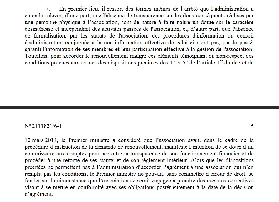 Contrepoint de vue : pourquoi le Tribunal administratif de Paris a eu raison de retirer son agrément à l&rsquo;association Anticor.