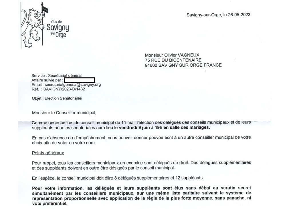 Et le service juridique de la Commune de Savigny-sur-Orge inventa le vote avec « panache » de liste ; ils voulaient écrire « panachage&nbsp;»…