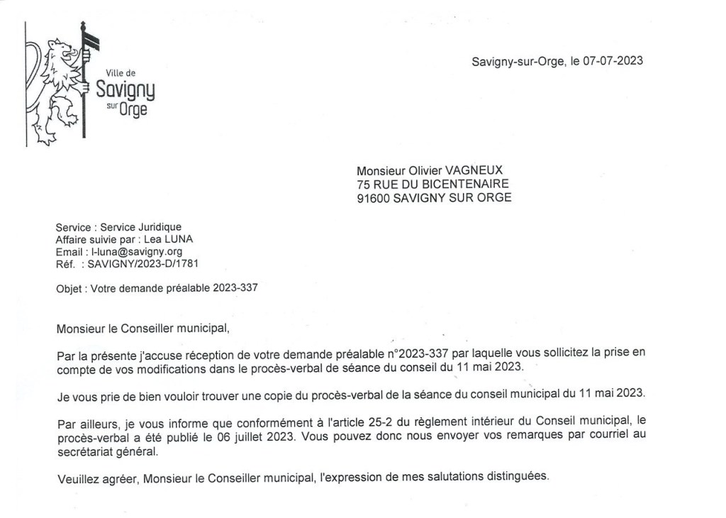 Procès-verbal du conseil municipal : comment Alexis TEILLET est tombé dans son propre piège !&nbsp;¯\_(ツ)_/¯