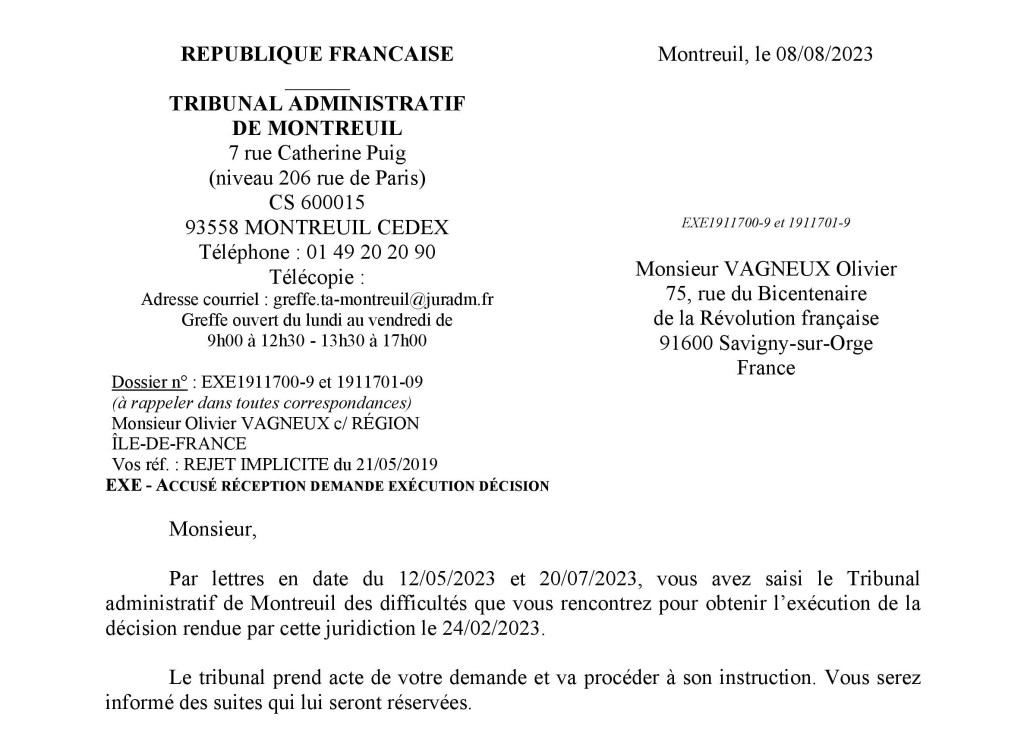 Valérie PÉCRESSE refuse d&rsquo;exécuter le jugement qui lui enjoint de publier les grands livres budgétaires de la Région Île-de-France…