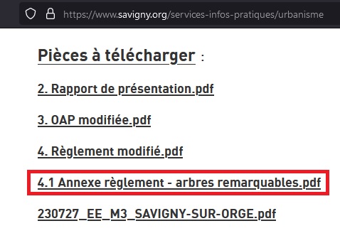 Mais pourquoi donc Alexis TEILLET a-t-il peur de publier le plan de zonage de la troisième modification du plan local d&rsquo;urbanisme de Savigny-sur-Orge ?