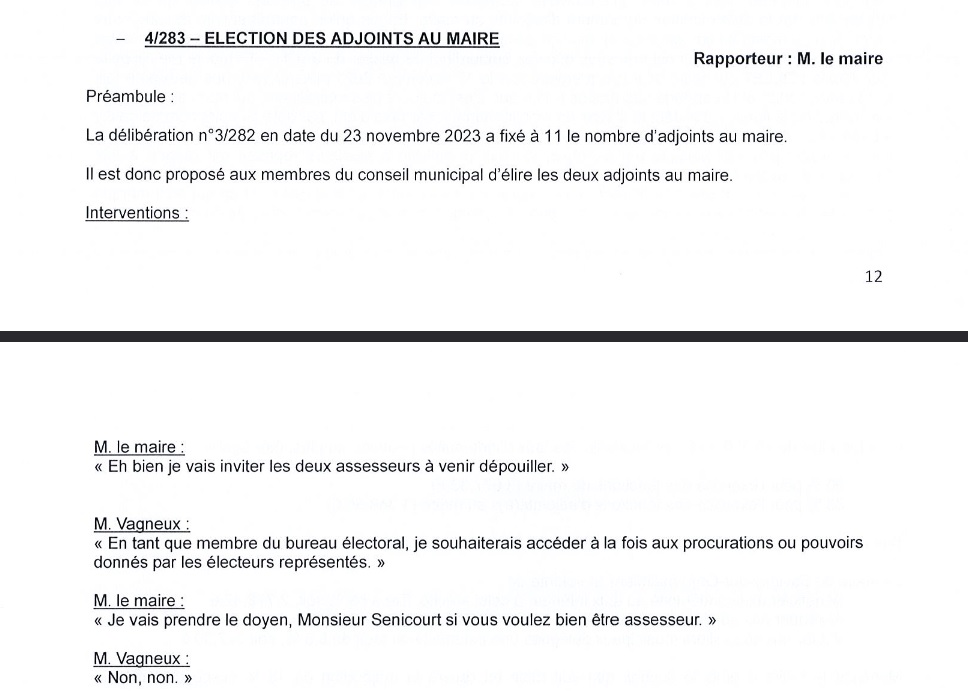 Nouveau crime de faux en écriture publique pour Alexis TEILLET et Georges DURAND (falsification du procès-verbal du conseil&nbsp;municipal)