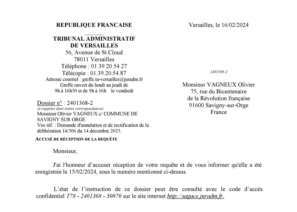 Ce que je reproche au règlement intérieur liberticide des personnels de la mairie de Savigny-sur-Orge, et pourquoi je l&rsquo;ai attaqué au Tribunal&nbsp;administratif