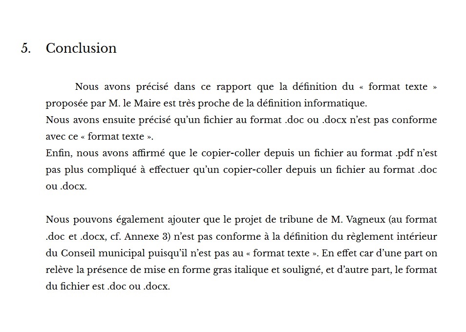 Alexis TEILLET osera-t-il publier ma tribune de juillet 2024 qui n&rsquo;est ouvertement pas conforme au règlement intérieur&nbsp;?