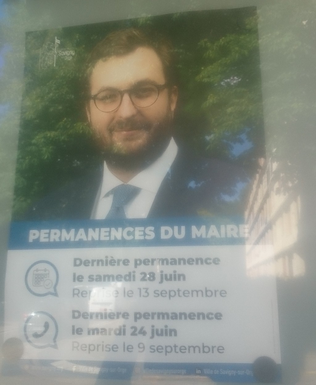 Le maire de Savigny-sur-Orge, Alexis TEILLET, en vacances jusqu&rsquo;au 9 septembre 2025&nbsp;!