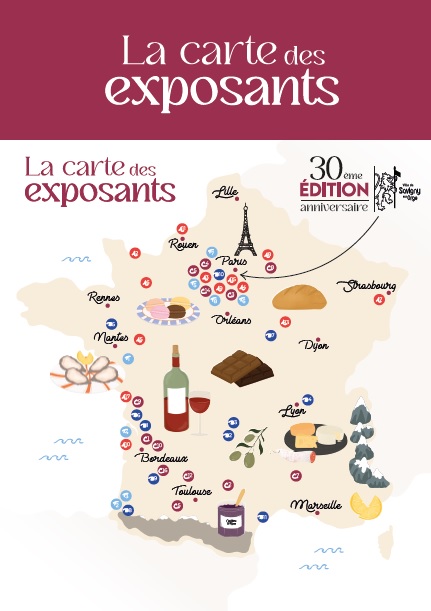 Mdr. Quel est le stagiaire de la Mairie de Savigny-sur-Orge qui a réalisé la carte des exposants du salon de la gastronomie 2025&nbsp;?