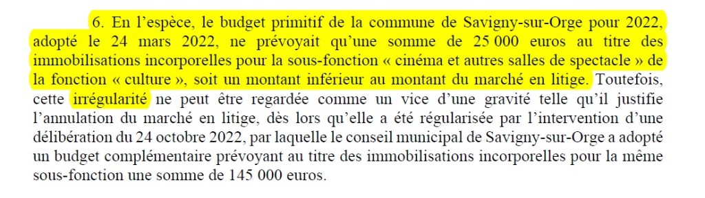 La preuve ultime que Sandra ALVES et Armand STEIGER n&rsquo;ont rien compris à la formation d&rsquo;un budget municipal : le Tribunal administratif les désavoue et juge que les crédits inscrits au budget s&rsquo;apprécient bien au niveau de la nature et de la sous-fonction, et non pas du chapitre&nbsp;!