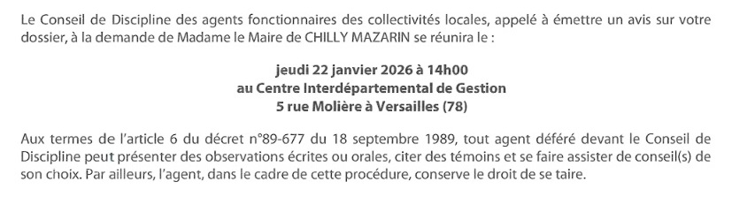 Olivier VAGNEUX obtient, pour un client, un avis de sanction disciplinaire d&rsquo;exclusion temporaire de fonctions réduit de quinze à huit jours&nbsp;[FPT]