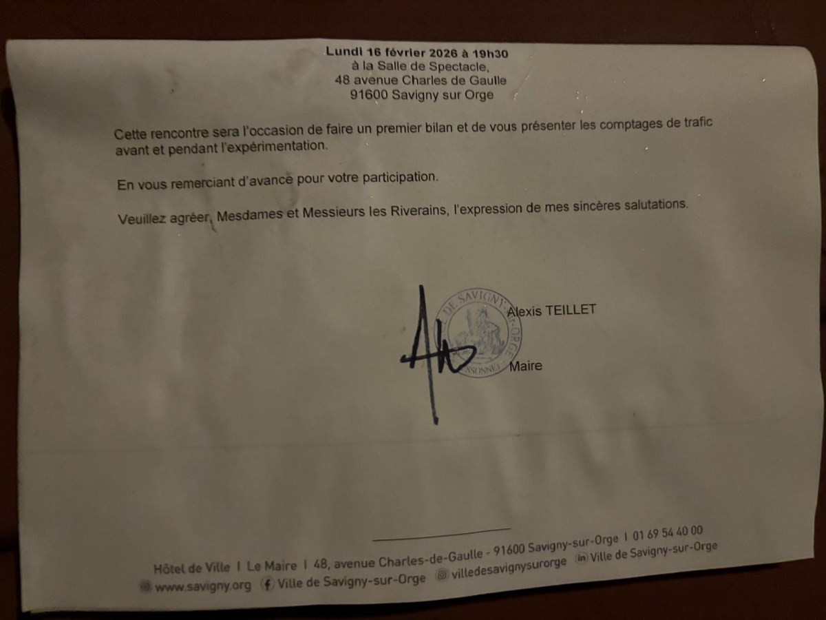 Savigny-sur-Orge : une réunion publique à moins d&rsquo;un mois du premier tour des élections… ¯\_(ツ)_/¯