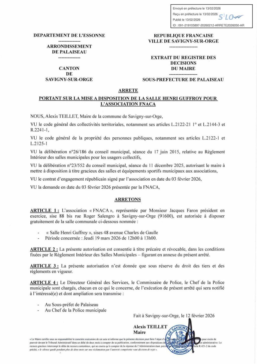 Escroquerie au jugement et fraude électorale : selon Alexis TEILLET, prêter la salle annexe du 48 pendant une heure en journée ce jeudi, nécessitait oklm de bloquer le 48 la soirée d&rsquo;hier et la soirée du&nbsp;jour