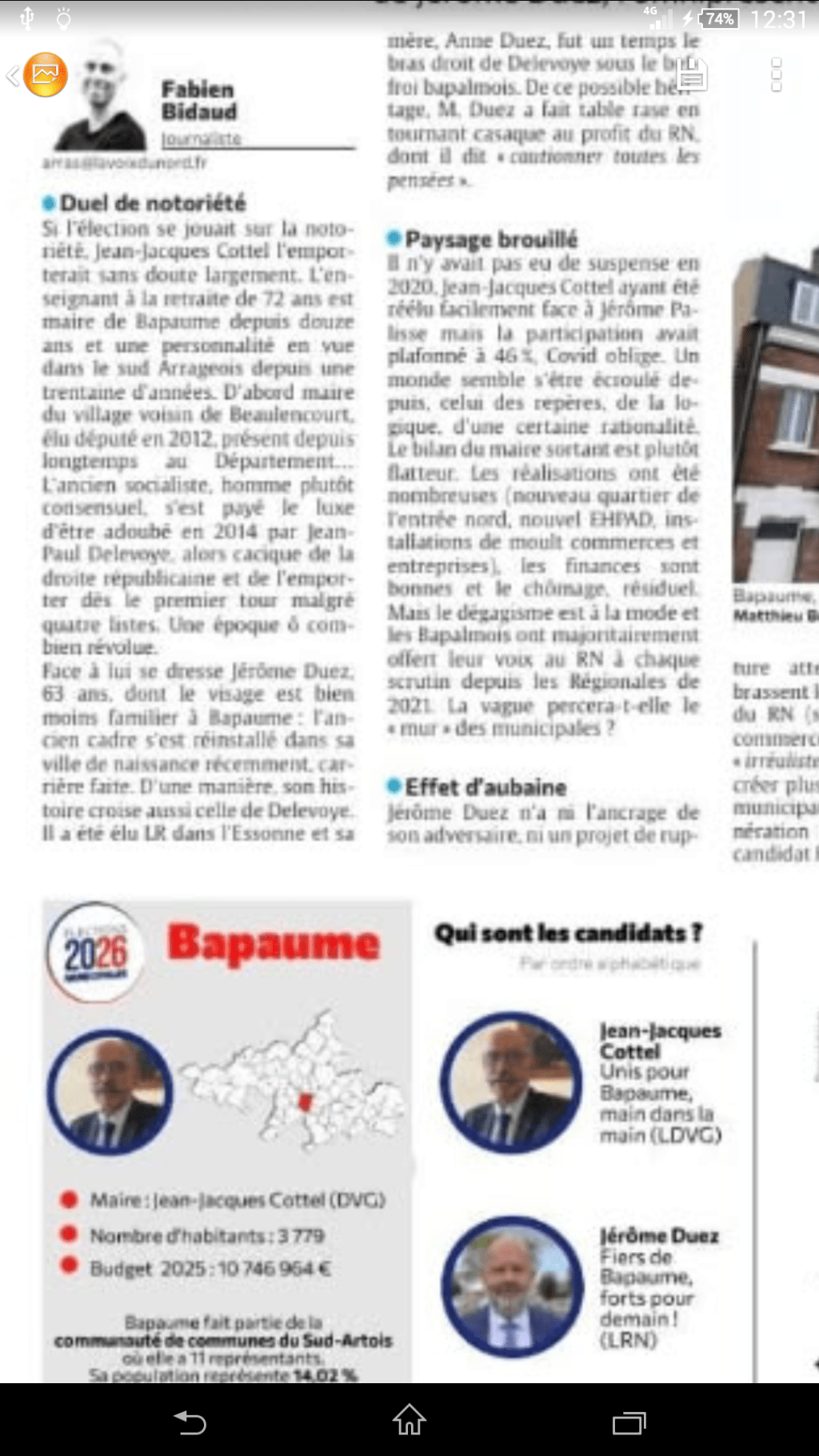 Jérôme DUEZ : cet ancien colistier du macroniste Alexis TEILLET qui « cautionne toutes les pensées » du Rassemblement national&nbsp;(RN)