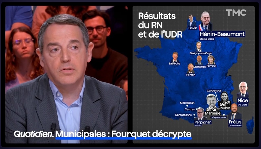 Mort de rire : Alexis TEILLET qui se fait outer UDR/RN par Quotidien&nbsp;(TMC)