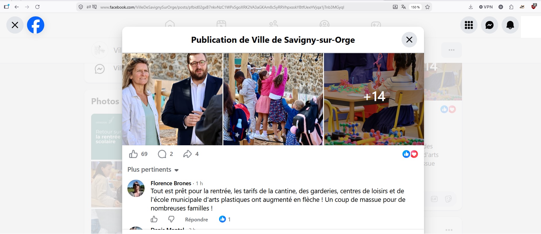 Censure du service communication de la Mairie de Savigny-sur-Orge : mais où est donc passé le commentaire de Florence BRONES ?